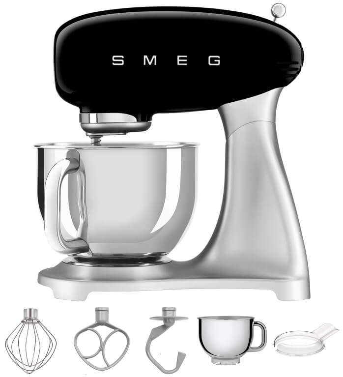 SMEG SMF02BLEU Zwart